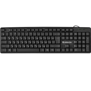 клавиатура defender hb-520 element usb black