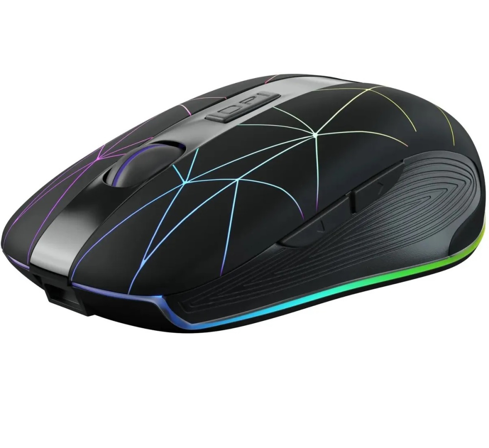 беспроводная мышка oklick 976gw черный оптическая (3200dpi) беспроводная usb (6but) 1431703