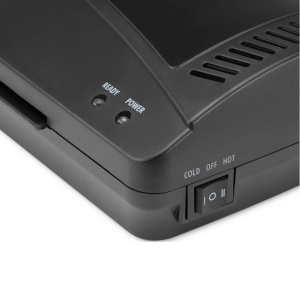 ламинатор buro bul-285 черный (ol285) a4 (80-100мкм) 22см/мин (2вал.) хол.лам. лам.фото