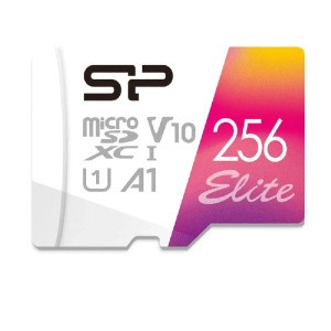 карта памяти microsd 256гб silicon power sp256gbstxbv1v20sp 256gb elite + adapter
