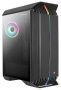 корпус aerocool gladiator duo-g-bk-v1 atx без бп, с окном, подсветка