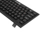 проводная клавиатура и мышь oklick 620m клав:черный мышь:черный usb
