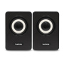 акустическая система 2.0 exegate disco 120 (питание usb, 2х3вт (6вт rms), 100-20000гц, черный, color