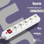 сетевой фильтр buro 500sh-10-w 5 розеток 10м
