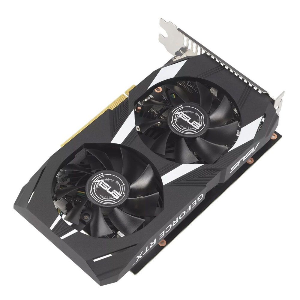 видеокарта asus rtx3050 dual oc dual-rtx3050-o6g 6gb gddr6 96bit dvi dp hdmi 2fan 