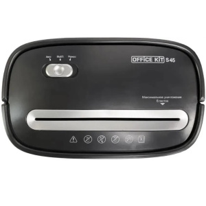 уничтожитель бумаг office kit s45 2x9 (din p-5 t-5) 4 класс секретности 