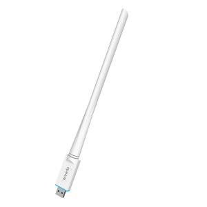 wi-fi адаптер tenda u2 n150 2,4 ггц, до 150 мбит/с, передатчик 20 dbm, подключение usb, 1х6dbi внешн
