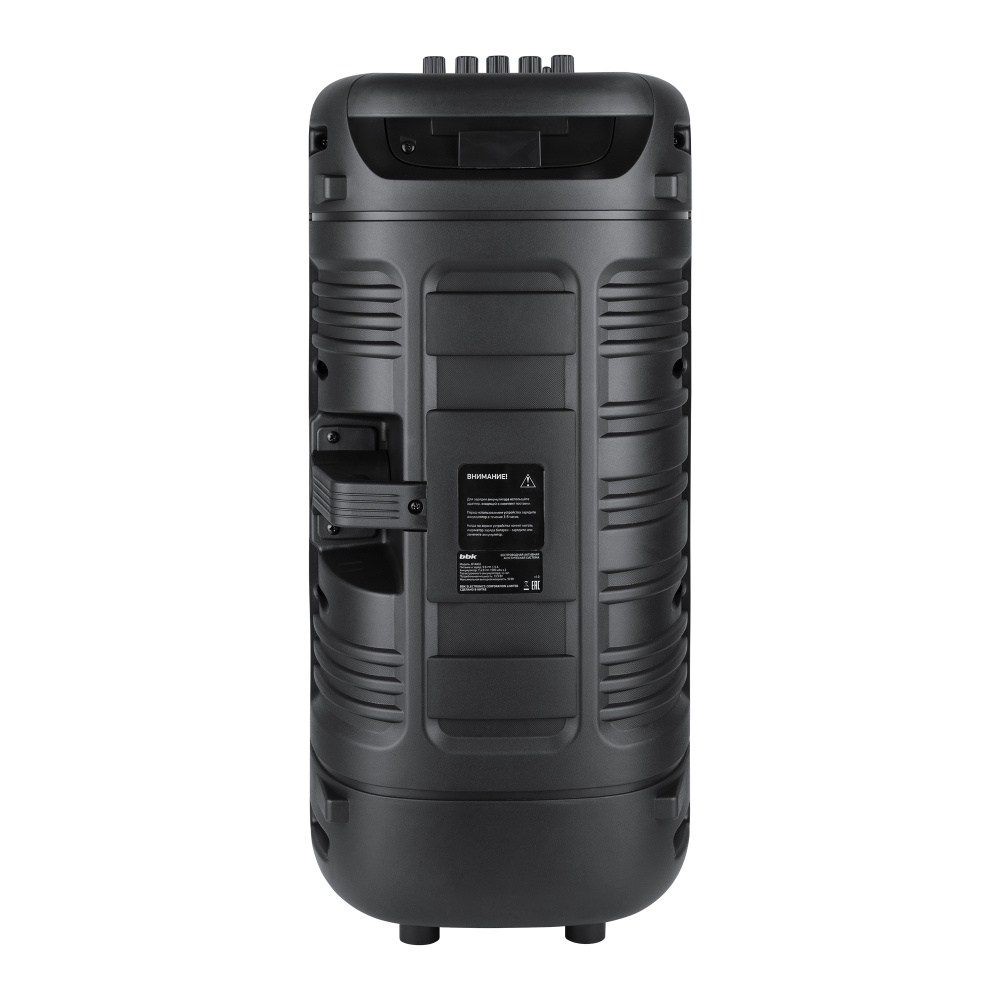 колонка портативная bbk bta802 2.0 черный 50вт