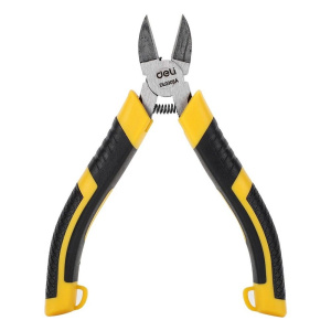 бокорезы deli dl0305a 135мм сталь crv, двухкомпонентная ручка