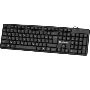 клавиатура defender hb-520 element usb black
