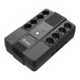 ибп powerman brick 850 plus shuko line-interactive 480w/850va 8 евророзеток (4 от аккумулятора)