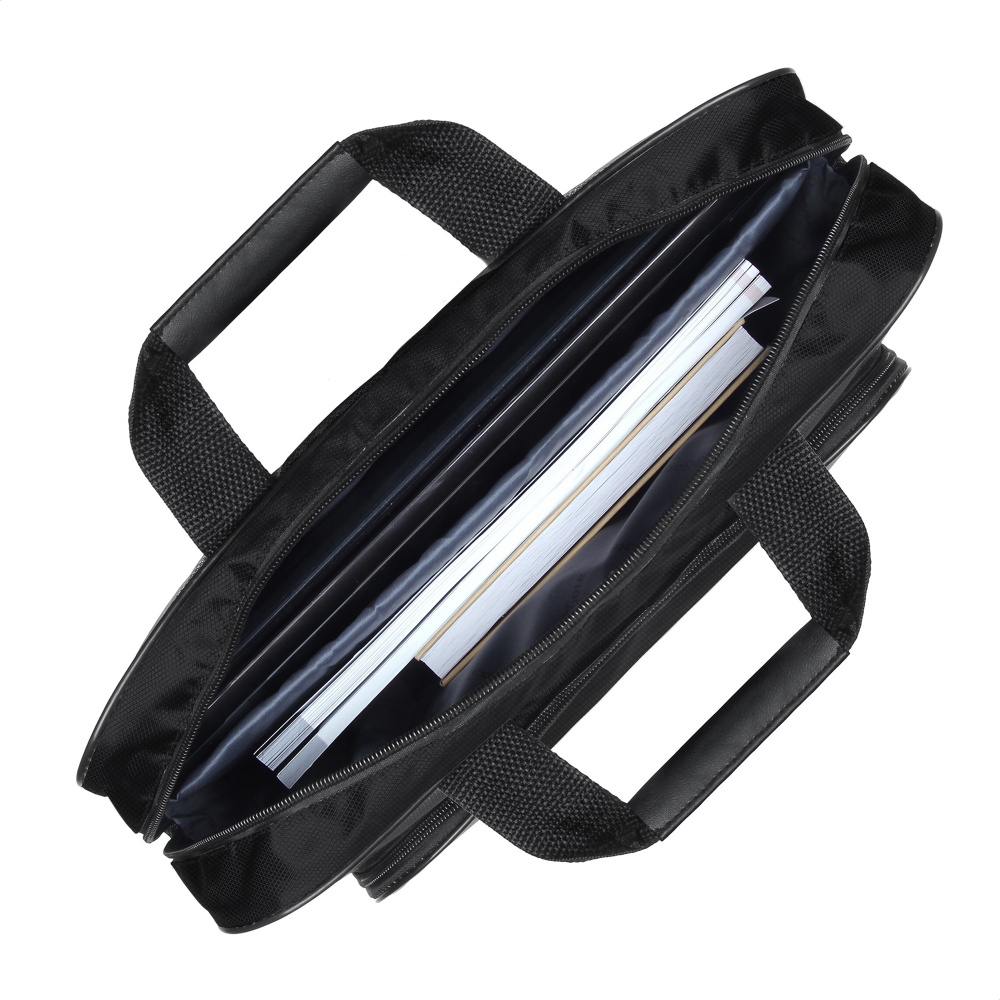 сумка для ноутбука 15" exegate office f1596 black, черная, полиэстер, для ноутбуков до 15.6" 
