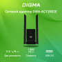 wi-fi адаптер digma dwa-ac13002e ac1300 usb 3.0  2 внешние антенны