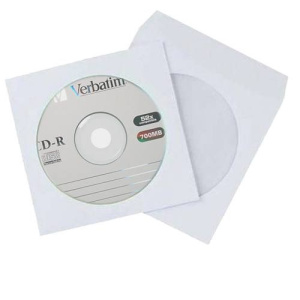 диск cd-r 700mb 52x  1 шт. verbatim в конверте