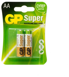 батарейка gp 15a super alkaline aa (10шт)