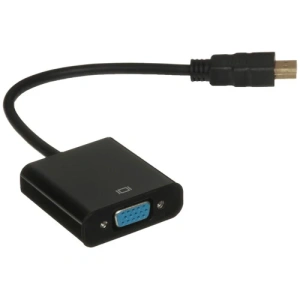 переходник hdmi m-->vga 15f (с hdmi на vga)  для подключения к аналоговому vga входу цифро