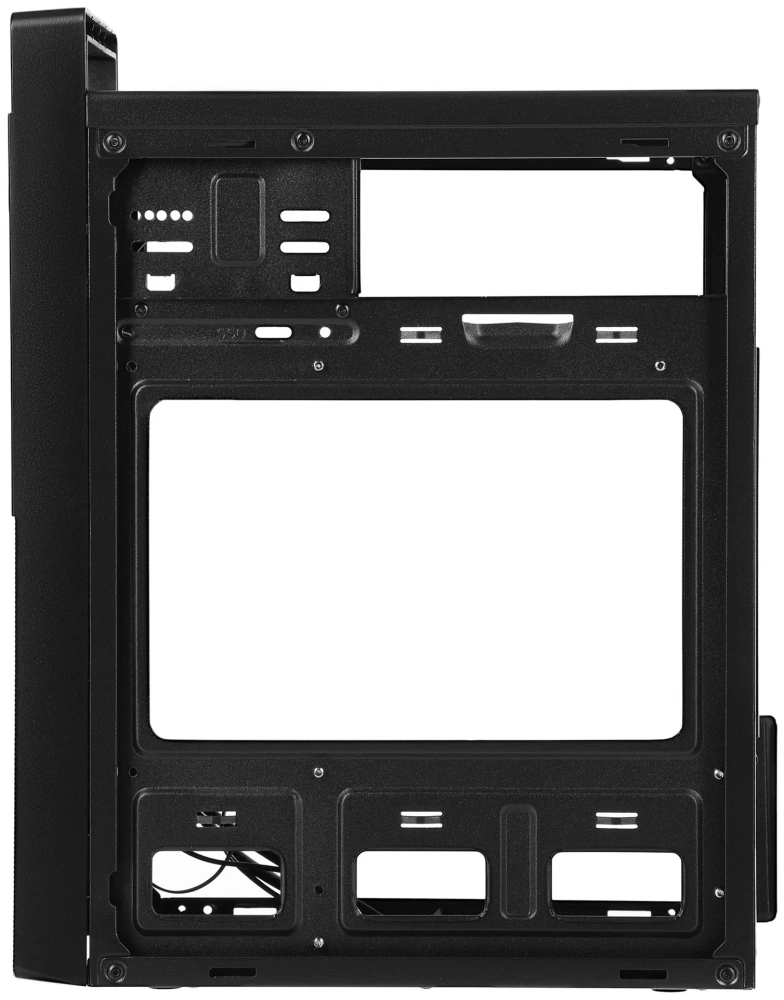корпус digma dc-matx101-u2 черный matx без блока питания