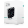 кулер deepcool ag400 soc-am5/am4/1200/1700/1851 серебристый/черный 4-pin 18-31.6db al+cu 220w 614gr 