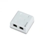розетка компьютерная настенная rj-45 (8p8c) 5 кат. pcb-type utp 2 порта 110 idc [kr-woc5-pcb-u2]