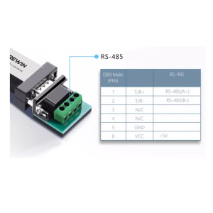 преобразователь rs232 в rs485 daerwen dw-rs2485 пассивный преобразователь модуля протокола последова