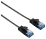 патч-корд utp кат. 6 hama slim-flexible utp 4 пары cat6 0.75м черный rj-45 (m)-rj-45 (m) 00135774