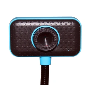вебкамера на гибкой ножке 1,3мп с микрофоном, ручная фокусировка, автоматическая установка без драйв