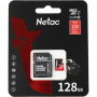 карта памяти microsd 128гб netac nt02p500pro-128g-s
