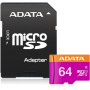 карта памяти microsd 64гб adata ausdx64guicl10a1-ra1