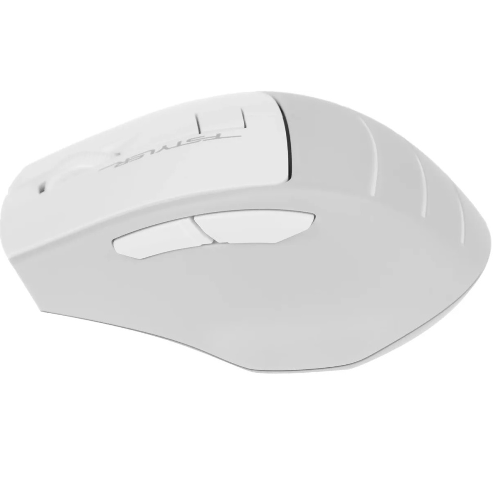 беспроводная мышка a4 fstyler fg30s белый/серый оптическая (2000dpi) беспроводная бесшумный клик sil