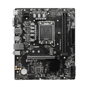 материнская плата msi pro b760m-e b760, lga1700, 2*ddr5, 1*pciex16, 1*pciex1, 1*m.2, 4*usb3.2 gen1,
