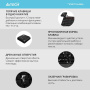 беспроводная клавиатура и мышь a4tech fstyler fg1012 черный/серый