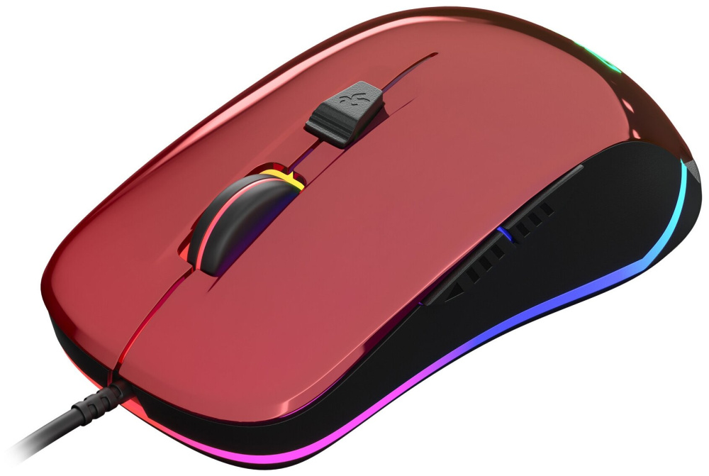 мышка gmng 850gm красный/черный оптическая (7200dpi) usb (6but) 1533460
