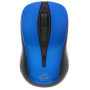беспроводная мышка oklick 675mw черный/синий оптическая (800dpi) беспроводная usb (2but)