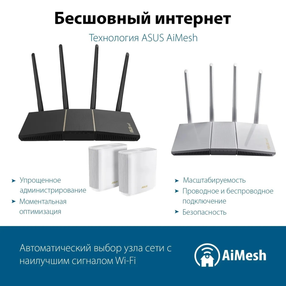 wi-fi роутер asus rt-ax57 ax3000