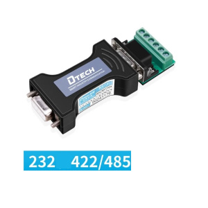 беспаечный 9-контактный разъем com с rs232 на rs485/422 dtech dt-9003+dt-cb2006 rs232 молниезащитный