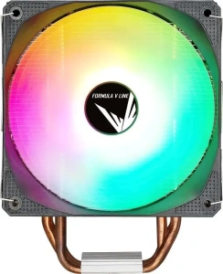 кулер formula ice burg plus arpw 4p argb soc-am5/am4/1200/1700/1851 черный 4-pin 17-34db al+cu 200w 