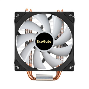 кулер exegate wizard exx400v3-pwm.frgb (al+cu, 4 тепл.трубки, lga1954/1851/1700/1200/115x/am5/am4, t