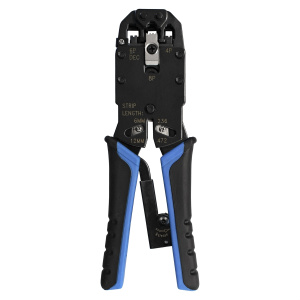 инструмент exegate ex-t2008r для обжима rj-45, rj-11/12 (с храповым механизмом, прямой ход обжимки)