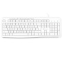 клавиатура oklick 305m белый usb multimedia 1875227