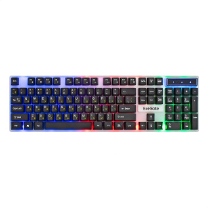 комплект exegate professional standard combo mk140 с подсветкой (клавиатура мультимедийная влагозащи