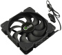 вентилятор powercase m3-3+4 120x120x25мм (3pin + molex, 900±10% об/мин)