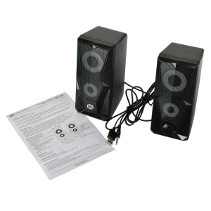 колонки oklick ok-127  2.0 черный 6вт