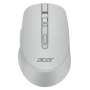 беспроводная мышка acer omr310 bt/radio usb 7but светло-серый оптич. 1600dpi аккумулятор