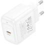 зарядное устройство hoco cs53a surplus 25w 3a (pd) usb type-c универсальное белый (31488)