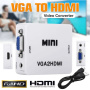 переходник vga на hdmi (конвертер vga мама -hdmi мама) vga2hdmi +miniusb кабель