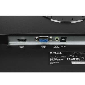 монитор digma progress 24p201f 23.8" ips fhd чер hdmi vga 75hz 250cd ex dm24sb10
