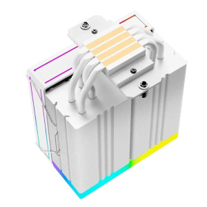 кулер id-cooling frozn a410 argb soc-am5 am4 1151 1200 1700 белый 220w 4-pin 500 - 2000 об/мин; 29.9