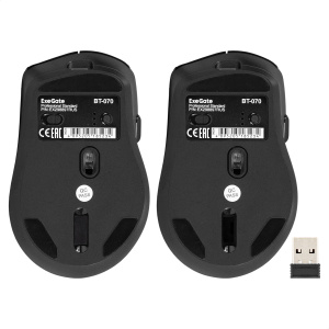беспроводная мышка exegate professional standard bt-070 радиоканал 2,4 ггц+bluetooth5.2  аккумулятор