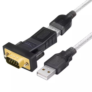 кабель usb to com (usb-rs232)  папа-папа+ кабель 0.7м