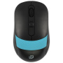 беспроводная мышка oklick 310mw черный/синий оптическая (3200dpi)